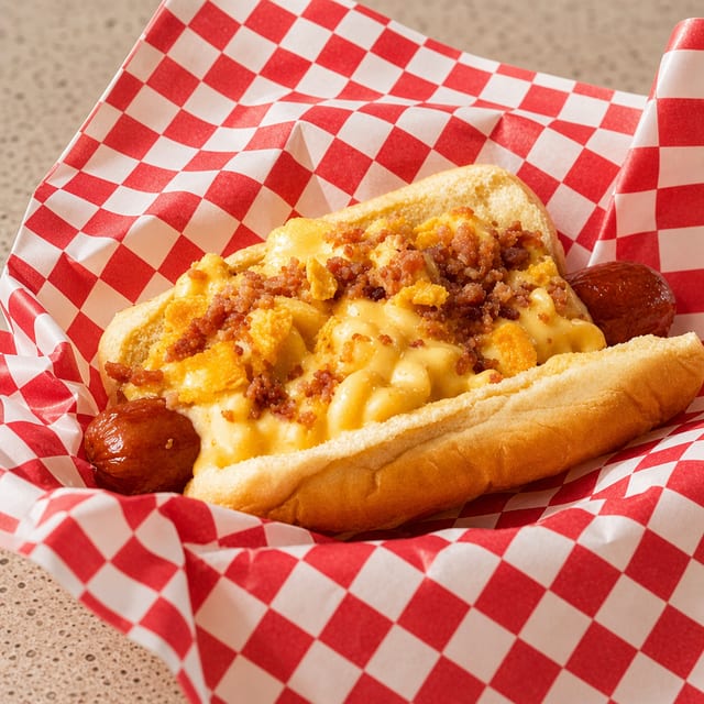 Mac N' Cheese Dog Combo.